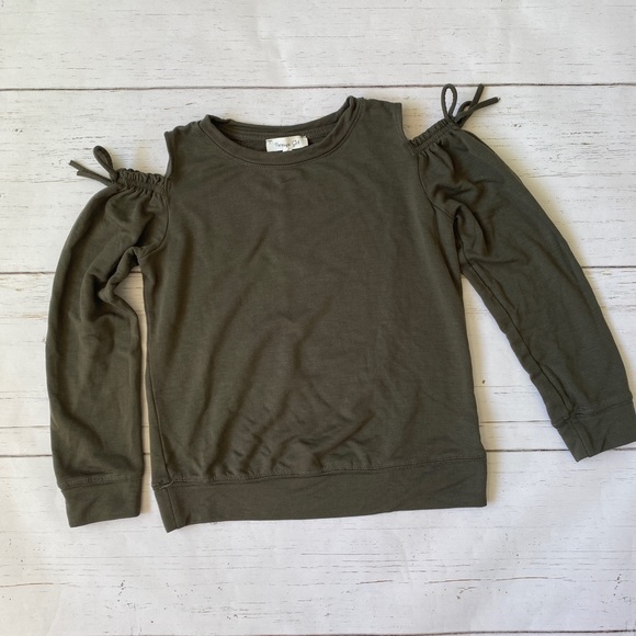 Persaya Other - Girls Cold-Shoulder Sweater